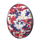 4th of July, Independence day, Camouflage Beige ダーツボード (正面右)