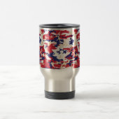 4th of July, Independence day, Camouflage Beige トラベルマグ (中央)