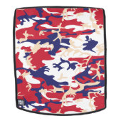 4th of July, Independence day, Camouflage Beige バックパック (取り外し可フェース)
