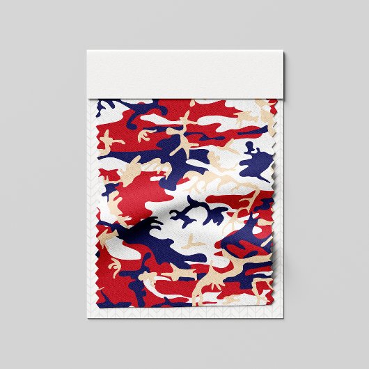 4th of July, Independence day, Camouflage Beige ファブリック
