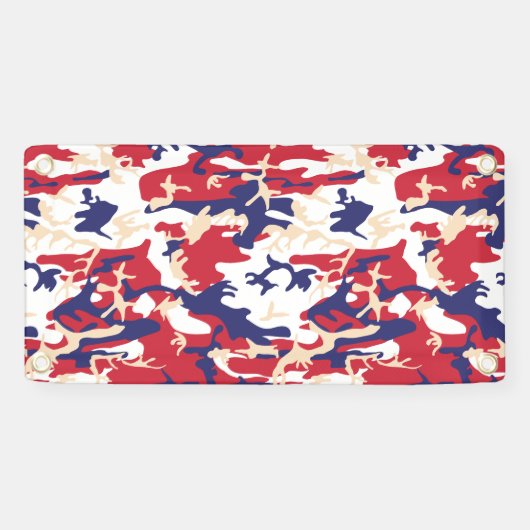 4th of July, Independence day, Camouflage Beige 横断幕 (横)