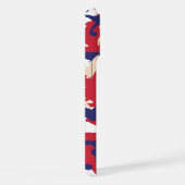 4th of July, Independence day, Camouflage Beige iPhoneケース (右側面)