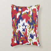 4th of July, Independence day, Camouflage Gold アクセントクッション (正面(垂直))