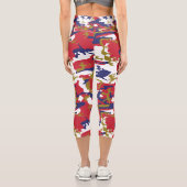 4th of July, Independence day, Camouflage Gold カプリレギンス (裏面)