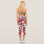 4th of July, Independence day, Camouflage Gold カプリレギンス (裏面)