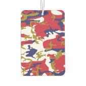 4th of July, Independence day, Camouflage Gold カーエアーフレッシュナー (裏面)