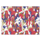 4th of July, Independence day, Camouflage Gold テーブルクロス (正面(横))