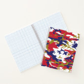 4th of July, Independence day, Camouflage Gold ノートブック (内部)