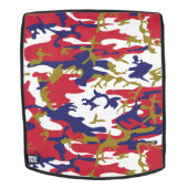 4th of July, Independence day, Camouflage Gold バックパック (取り外し可フェース)