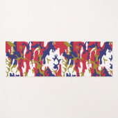 4th of July, Independence day, Camouflage Gold ヨガマット (正面(横))