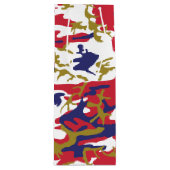 4th of July, Independence day, Camouflage Gold ワインギフトバッグ (正面)