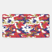 4th of July, Independence day, Camouflage Gold 横断幕 (横)