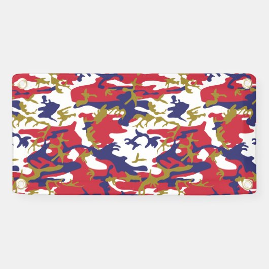 4th of July, Independence day, Camouflage Gold 横断幕 (横)
