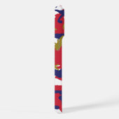 4th of July, Independence day, Camouflage Gold iPhoneケース (右側面)