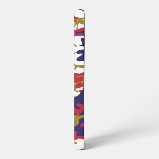 4th of July, Independence day, Camouflage Gold Samsung Galaxyケース (左側面)