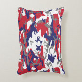 4th of July, Independence day, Camouflage Gray アクセントクッション (正面(垂直))