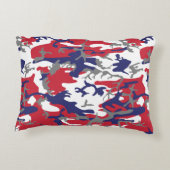 4th of July, Independence day, Camouflage Gray アクセントクッション (裏面)