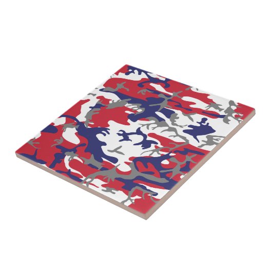 4th of July, Independence day, Camouflage Gray タイル (側面)
