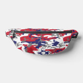 4th of July, Independence day, Camouflage Gray ファニーパック (レイダウン)