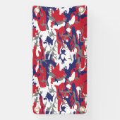 4th of July, Independence day, Camouflage Gray 横断幕 (縦)