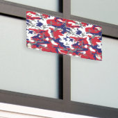 4th of July, Independence day, Camouflage Gray 横断幕 (ビルの外側)