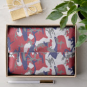 4th of July, Independence day, Camouflage Gray 薄葉紙 (ギフト)