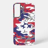 4th of July, Independence day, Camouflage Gray Samsung Galaxyケース (裏面)