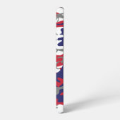 4th of July, Independence day, Camouflage Gray Samsung Galaxyケース (左側面)