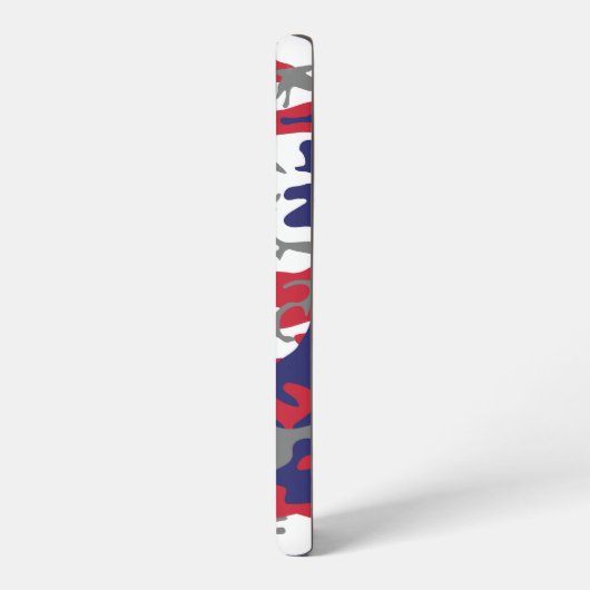 4th of July, Independence day, Camouflage Gray Samsung Galaxyケース (左側面)