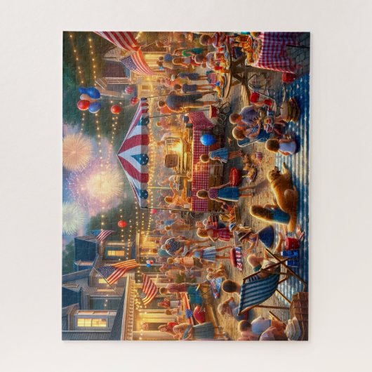 4th of July Independence Day Celebration ジグソーパズル (縦)