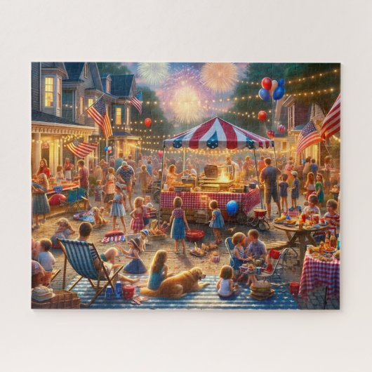 4th of July Independence Day Celebration ジグソーパズル (横)