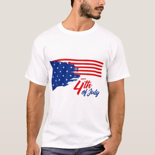 4th of July - Independence Day Tシャツ (正面)