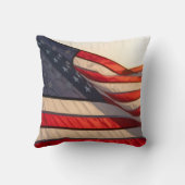 4th of july independence day wavin flag クッション (裏面)