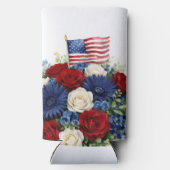 4th of July Independence Day Wedding スリム缶クーラー (裏面)