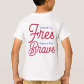 4th of July Junior Golfer USA 250th Anniversary Tシャツ (裏面)