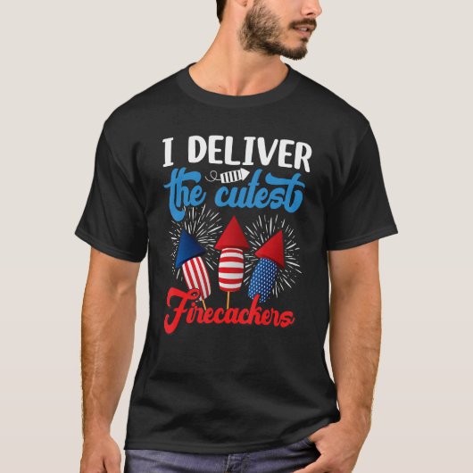4th Of July L&D Nurse Labor and Delivery Nurse Tシャツ (正面)