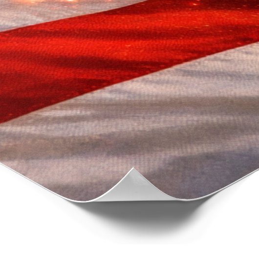 4th of July Liberty Eagle Fireworks USA 250th ポスター (角)