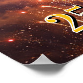 4th of July Liberty Torch Fireworks USA 250th ポスター (角)