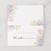 4th of July  Minimalist Wedding Place Cards プレイスカード (外部開封)