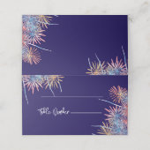 4th of July  Minimalist Wedding Place Cards プレイスカード (外部開封)