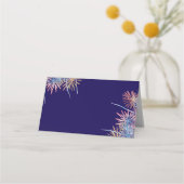 4th of July  Minimalist Wedding Place Cards プレイスカード (裏面)