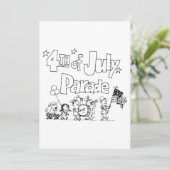 4th Of July Parade Invitations 招待状 (スタンド正面)