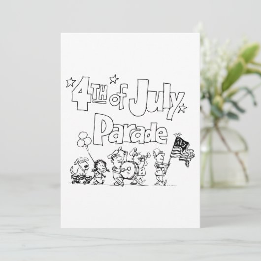 4th Of July Parade Invitations 招待状 (スタンド正面)