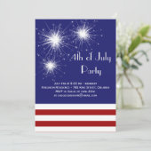 4th of July Party Invitation 招待状 (スタンド正面)