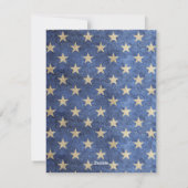 4th of July Party Invitation USA 250 Years シーズンカード (裏面)