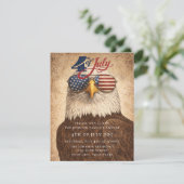 4th of July Party Invitation USA 250 Years シーズンカード (スタンド正面)