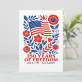 4th of July Patriotic 250th Anniversary 250 Years  シーズンカード (スタンド正面)
