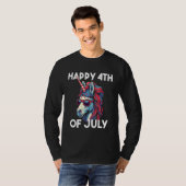 4th of July Patriotic USA American Independence Tシャツ (正面フル)