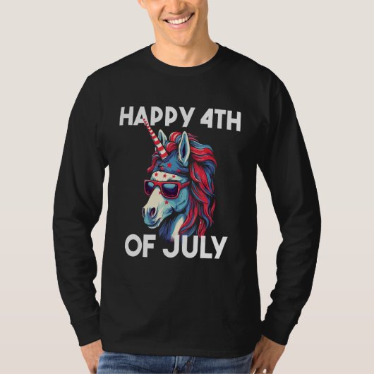 4th of July Patriotic USA American Independence Tシャツ (正面)