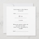 4th of July Pool Party with Hippo  セーブザデート (裏面)